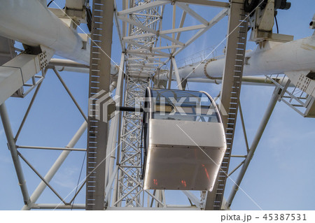 Details of the ferris wheel close-up, cab and Details of the ferris wheel close-up, cab and 45387531