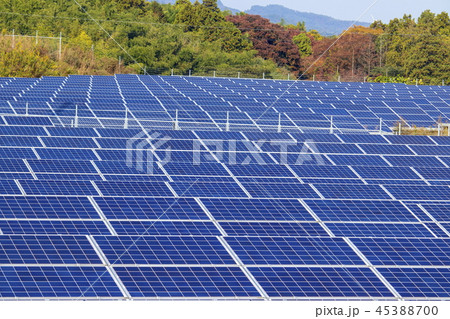 メガソーラー_太陽光発電所_秋v.XL メガソーラー_太陽光発電所_秋v.XL 45388700