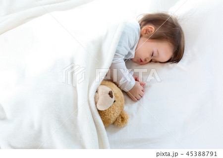 Toddler boy sleeping 45388791
