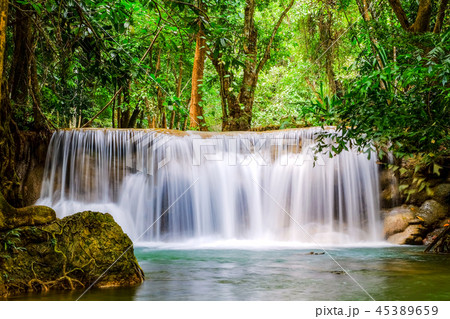 Huai Mae Khamin Waterfall, Kanchanaburi, Thailand 45389659
