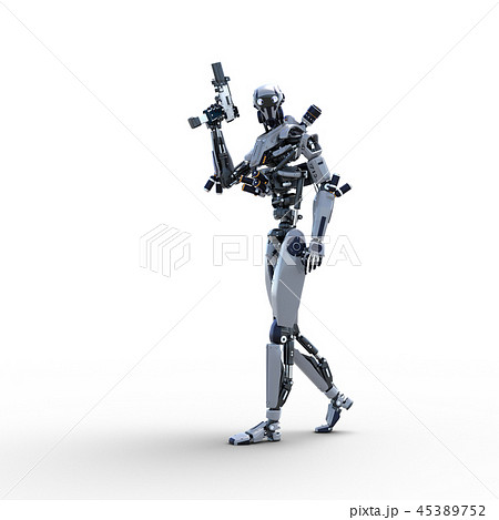 人型ロボット Perming3dcgイラスト素材のイラスト素材
