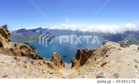 白頭山 風景 山 45391178