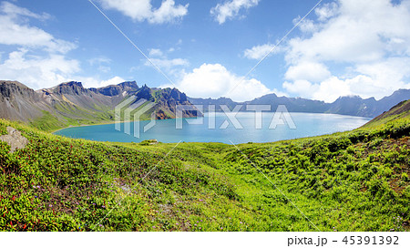 白頭山 風景 山 45391392