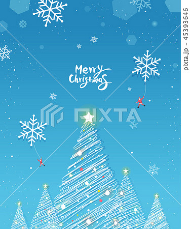 クリスマス 冬 雪 45393646