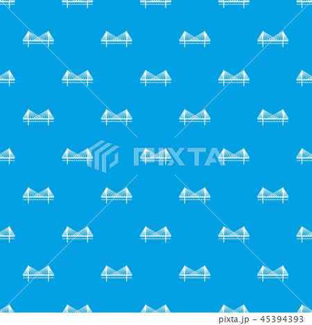 Bridge pattern vector seamless blue Bridge pattern vector seamless blue 45394393