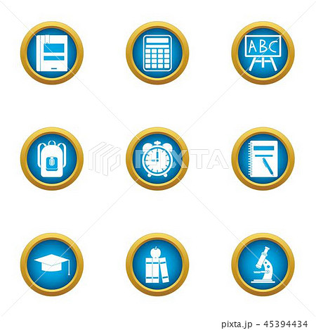 Probe icons set, flat style Probe icons set, flat style 45394434