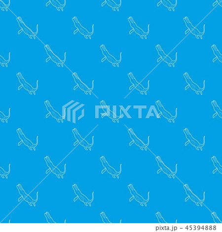 Underwater dinosaur car pattern vector seamless blue 45394888