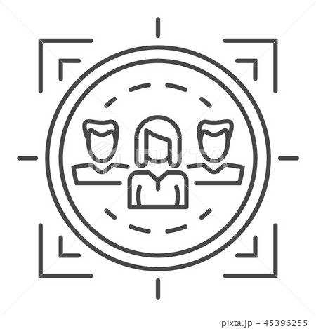 Customer retention icon, outline style Customer retention icon, outline style 45396255