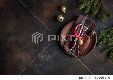 Christmas Table Setting Christmas Table Setting 45396319