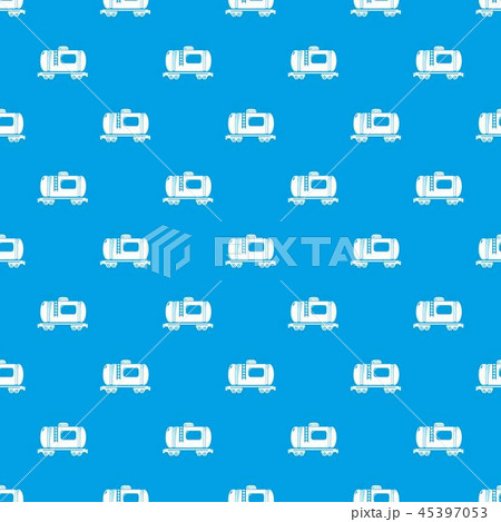 Gasoline railroad tanker pattern vector seamless blue 45397053
