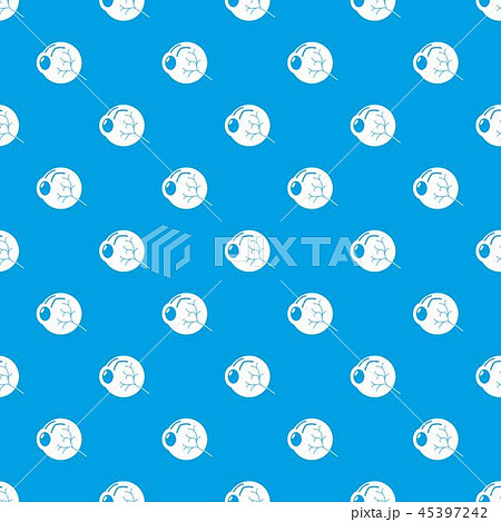 Human eye pattern vector seamless blue 45397242