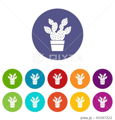 Prickly pear icon, simple style Prickly pear icon, simple style 45397322