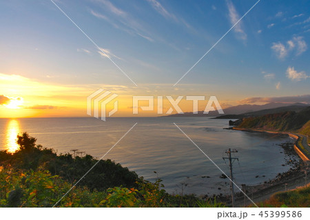 道南 乙部町の絶景夕景 45399586