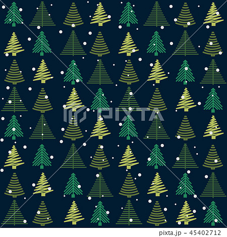 Christmas tree seamless pattern for warp gift 45402712