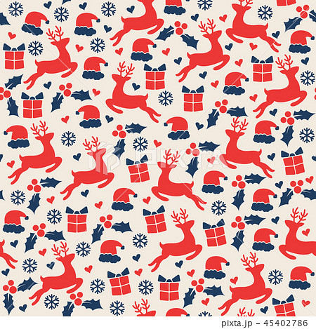 Winter warp gift, seamless pattern. 45402786
