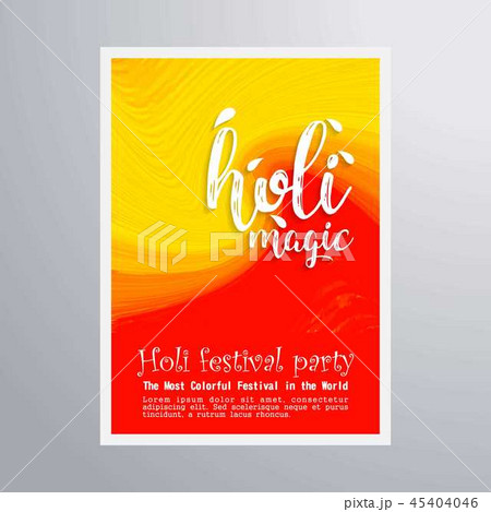 Happy Holi Festival. The Festival of Colors 45404046
