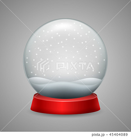 Christmas snow globe with snowfall Christmas snow globe with snowfall 45404089
