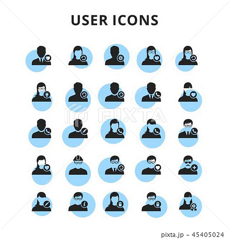 User Icons Avatar people profession 45405024