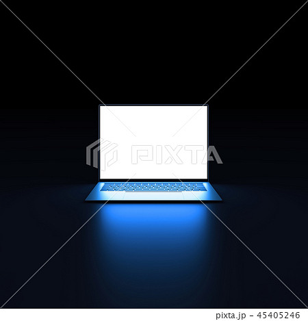 暗がりのノートパソコン 暗がりのノートパソコン 45405246
