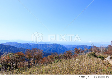 秋の御在所岳　朝の山上公園からの眺望 45406639