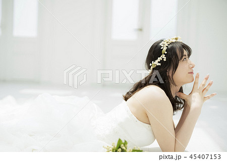 女性 結婚 ブライダルイメージ 女性 結婚 ブライダルイメージ 45407153