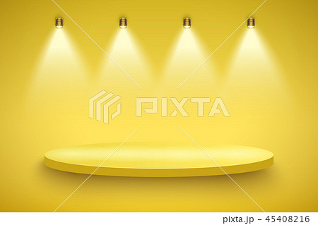 White Presentation platform 45408216