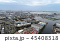 工業地帯 工場 ドローン空撮 工業地帯 工場 ドローン空撮 45408318