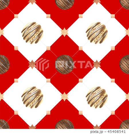 Sweet romantic pattern with chocolates and diamond Sweet romantic pattern with chocolates and diamond 45408541