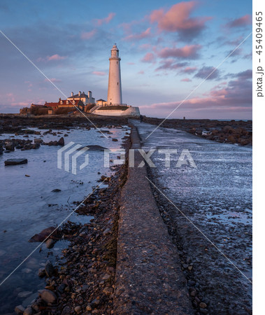 St Marys Lighthouse on Northumbrian Coast 45409465