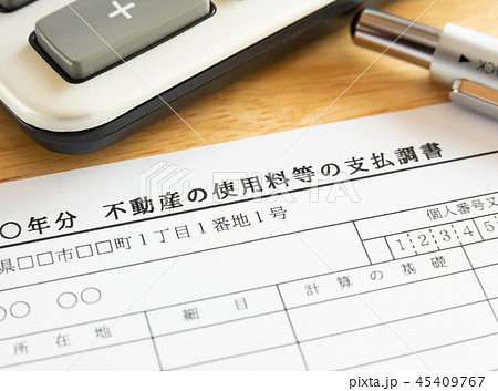 不動産の使用料等の支払調書イメージ 所得 源泉徴収税額 不動産 不動産の使用料等の支払調書イメージ 所得 源泉徴収税額 不動産 45409767