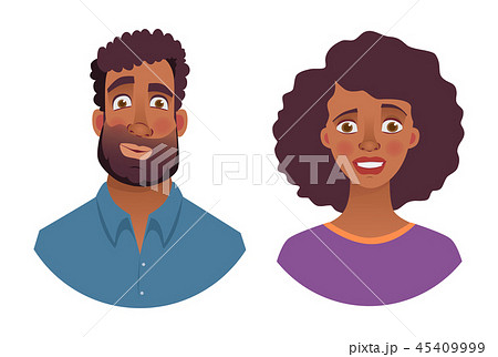 portrait of african man and woman 45409999