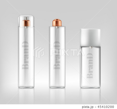 3d realistic glass sprays, dispensers, bottles 3d realistic glass sprays, dispensers, bottles 45410200