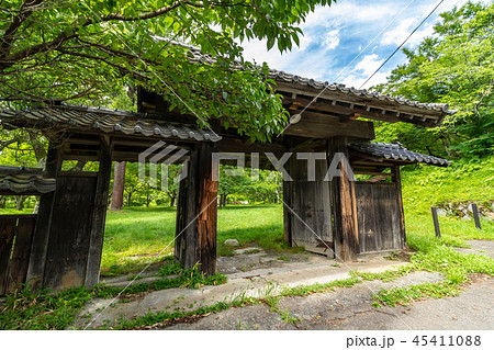 元高遠城楼門 長野県 45411088