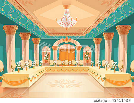 hall for banquet, interior of ballroom 45411437