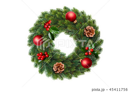 Christmas wreath decoration Christmas wreath decoration 45411756