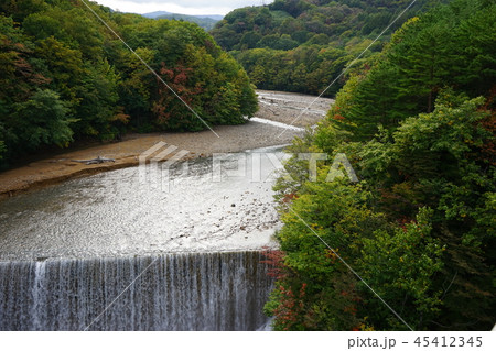 松川渓谷の紅葉 松川渓谷の紅葉 45412345