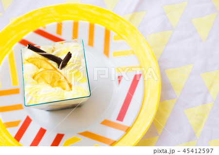 dessert on a plate dessert on a plate 45412597