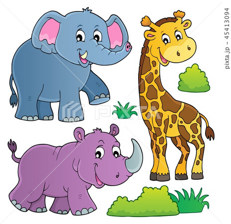 African nature theme set 2 45413094