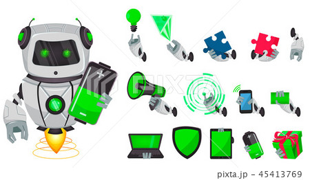 Robot with artificial intelligence, bot 45413769