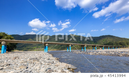 佐田沈下橋の風景 佐田沈下橋の風景 45413994