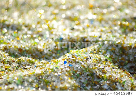 大村　森園公園のシーグラスビーチ　ガラスの砂浜　シーグラス 45415997