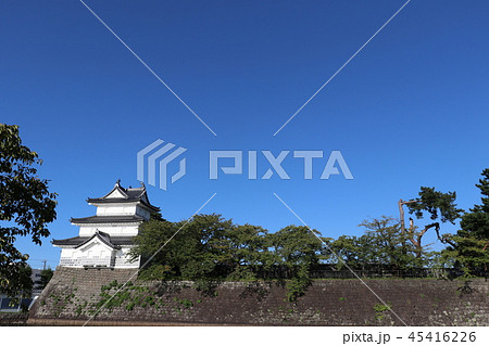 青空の新発田城 新潟県新発田市 青空の新発田城 新潟県新発田市 45416226