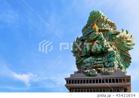 Landscape picture of Garuda Wisnu Kencana statue Landscape picture of Garuda Wisnu Kencana statue 45421654