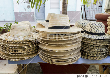 Straw Hats for sale in Cienfuegos Cuba Straw Hats for sale in Cienfuegos Cuba 45421896