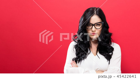 Unhappy young woman Unhappy young woman 45422641