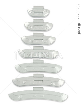 Clip-on zinc tire weights in different sizes Clip-on zinc tire weights in different sizes 45422696