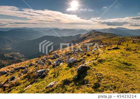 四国カルストの風景 45423214