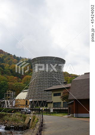 松川温泉の地熱発電所 45424002