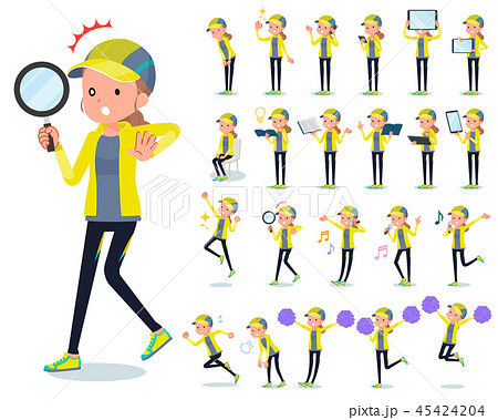 flat type Behind knot hair women Sportswear_Action 45424204