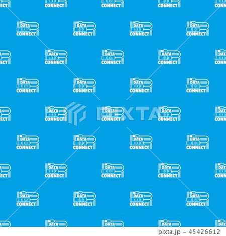 Data connect pattern vector seamless blue 45426612